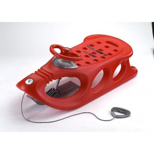 Snow Shuttle Deluxe Plastic Snow Sled Red ES450-01